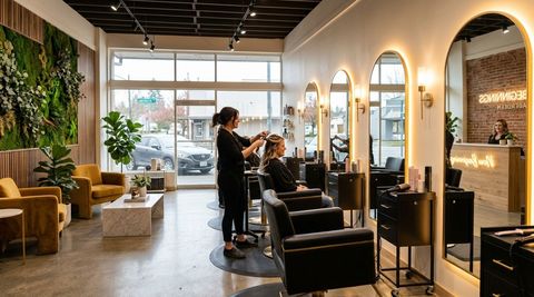 Illustration of New beginnings, Aberdeen Washington., beauty salon in Aberdeen, WA